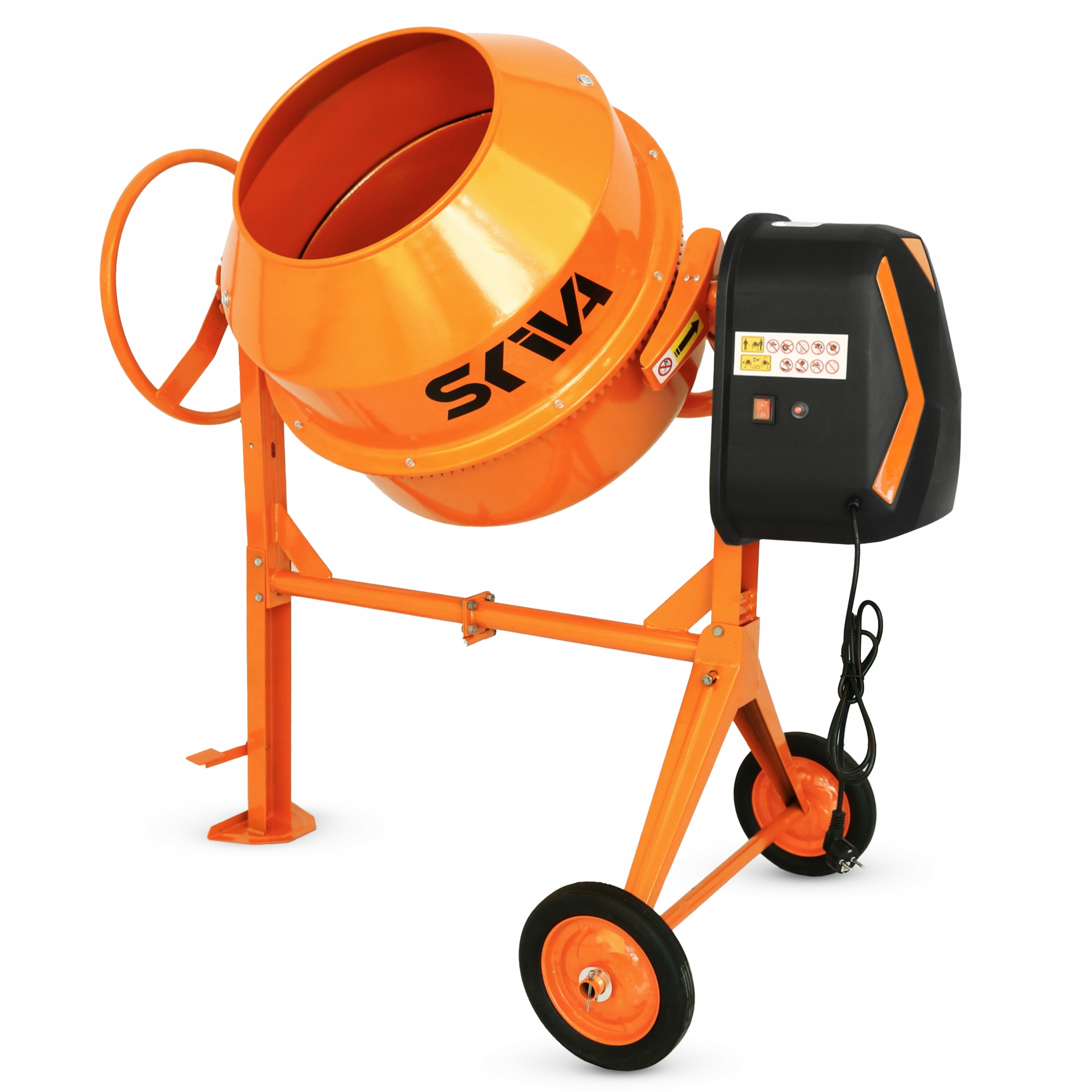 Miešačka betónu Skiva SW-200 oranžová 200 l